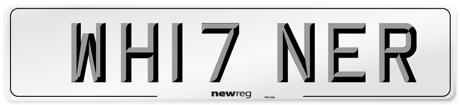 WH17 NER Number Plate from New Reg